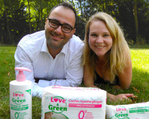 Céline et Gabriel Augusto, fondateurs de Love@Green